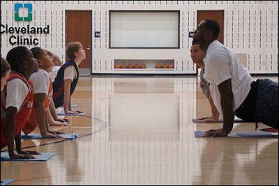 Yoga Pros: LeBron James