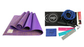 Jute Premium ECO Fitness, pilates, Yoga Mat + Fitness Bundle