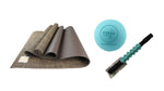 Jute Premium ECO Fitness, pilates, yoga mat + Trigger Ball + Massage Stick