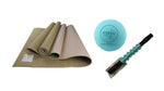 Jute Premium ECO Fitness, pilates, yoga mat + Trigger Ball + Massage Stick