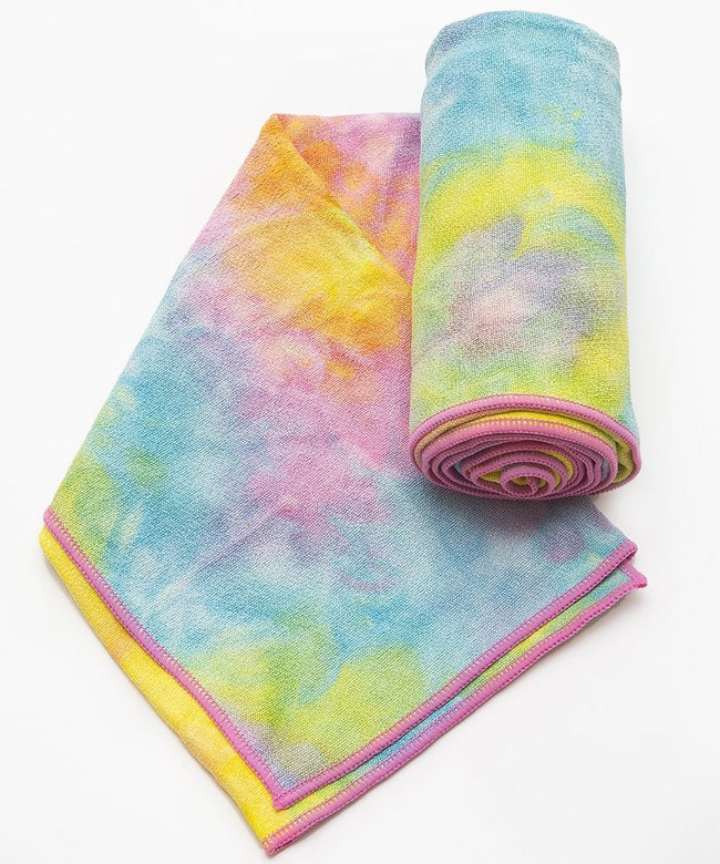 Noskid Sandwash Tie Dye Yoga Towel