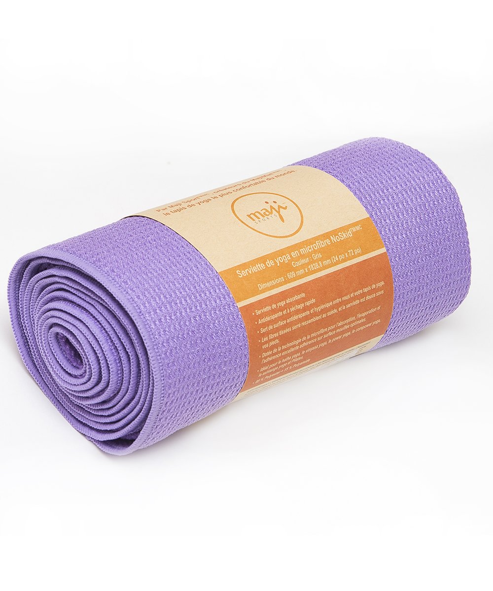 Juqe Yoga. Grey Non-Slip Yoga Mat Towel. – JUQE YOGA