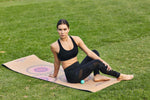 Jute Premium ECO Fitness, pilates, Yoga Mat + Foot Massager - 5 cm
